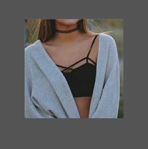 **SOLD** Black strappy bra~